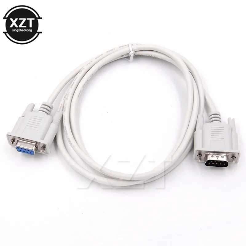 

New 1.3M Serial RS232 9Pin Male to Female DB9 9-Pin PC Converter Extension Cable Serial Data Cable