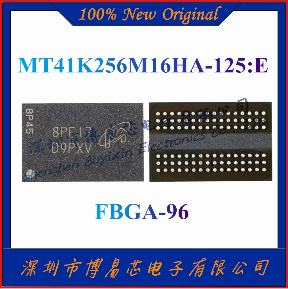 

NEW MT41K256M16HA-125:E Original authentic 4Gb DDR3L SDRAMN memory chip, package FBGA-96