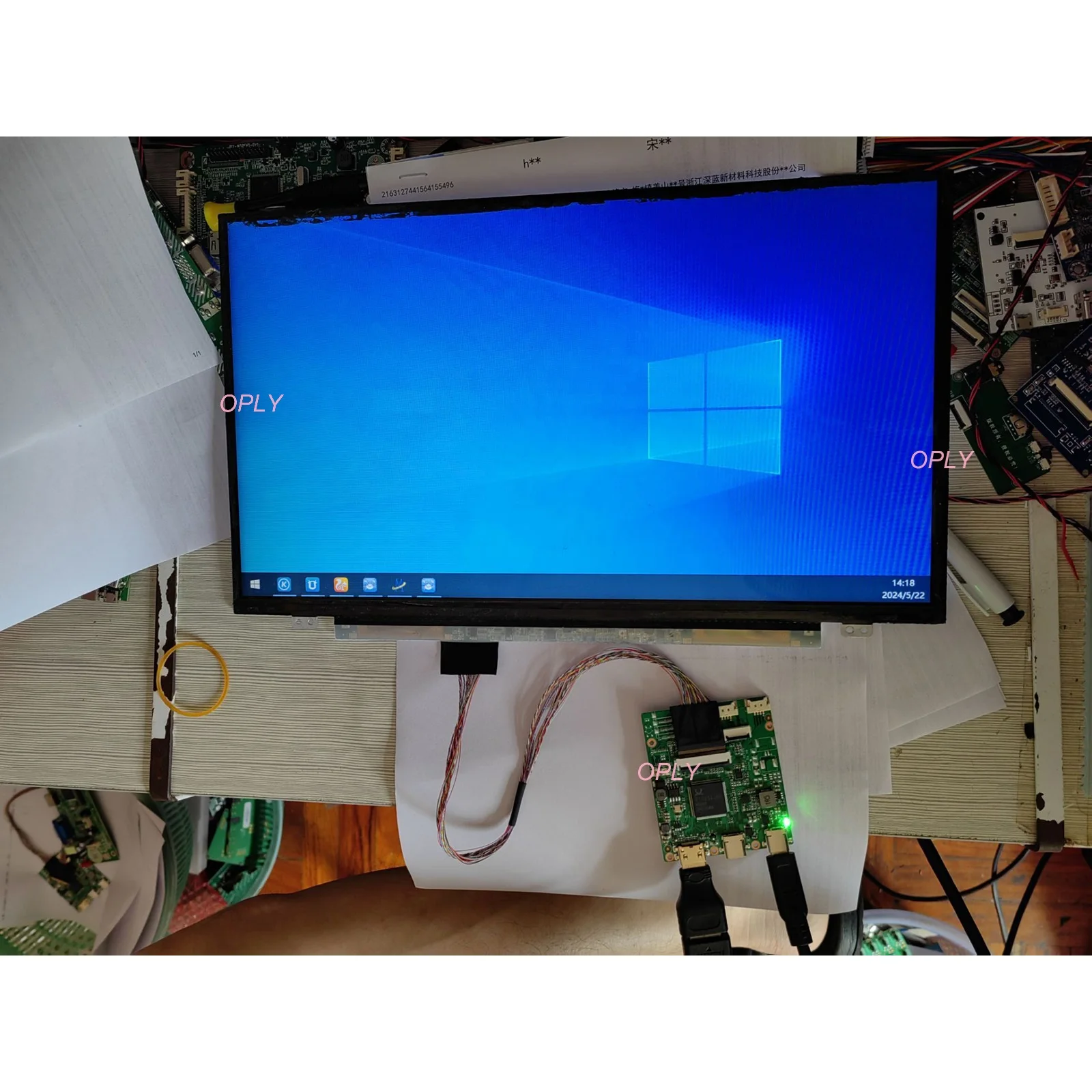 Для B116XAN03 B116XW01 2 TYPE-C MINI HDMI-совместимый комплект платы управления LVDS 11 6 &quot1366*768