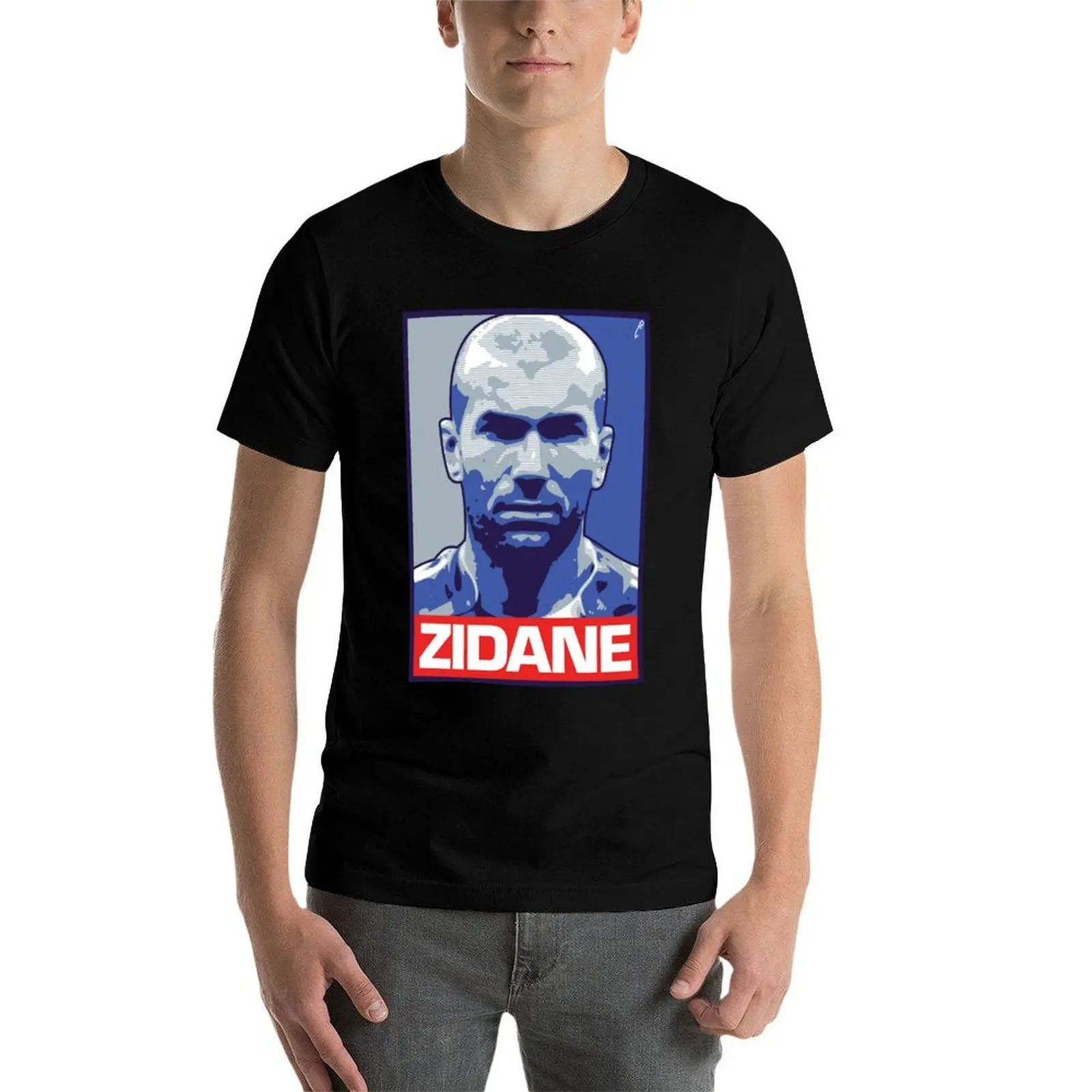 Фото Футболка Zidane - FRANCE, базовая модель с коротким рукавом для мужчин. №4
