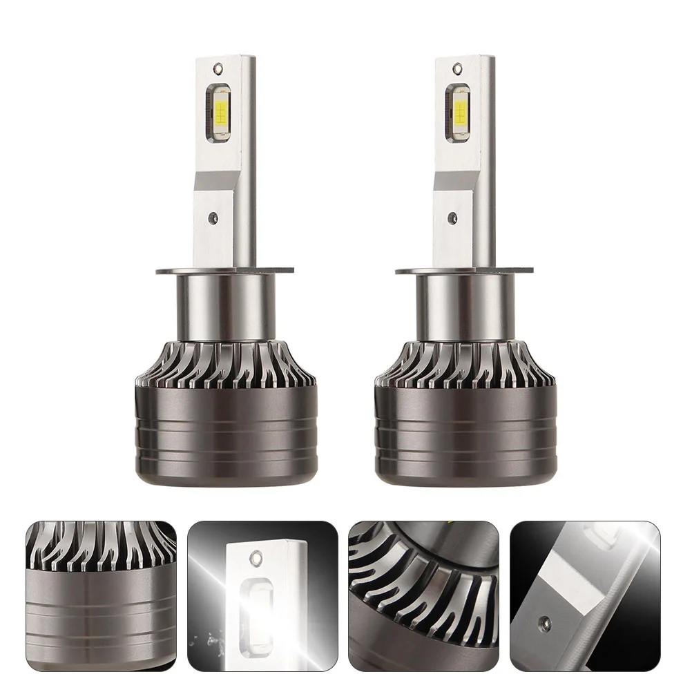 

2pcs Creative Automobile Headlights Motorcycle Bulbs Portable Car LED Light