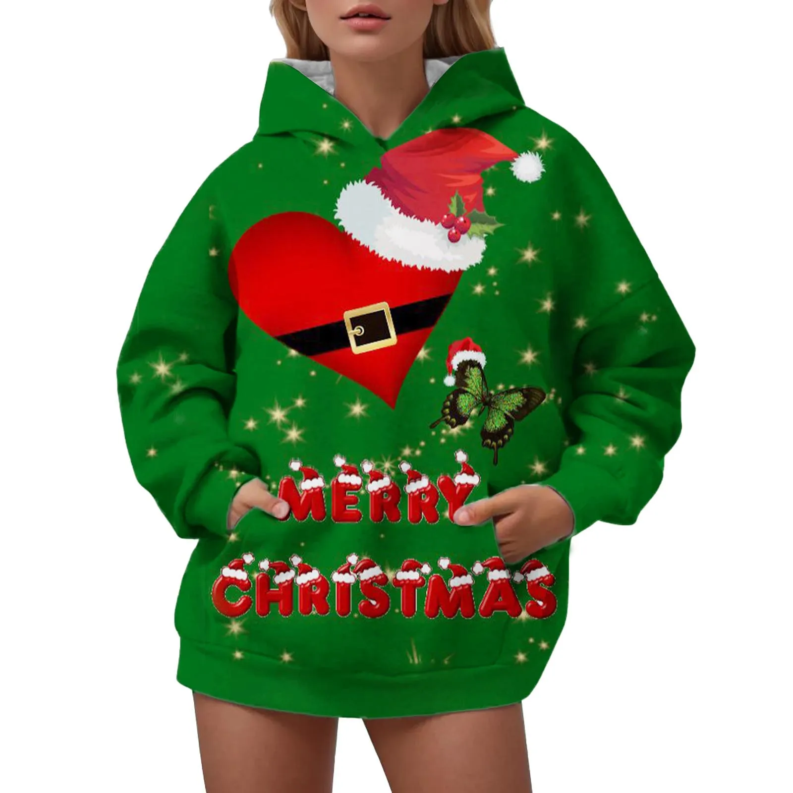 Рисунок 5 - Розовые рождественские Толстовки