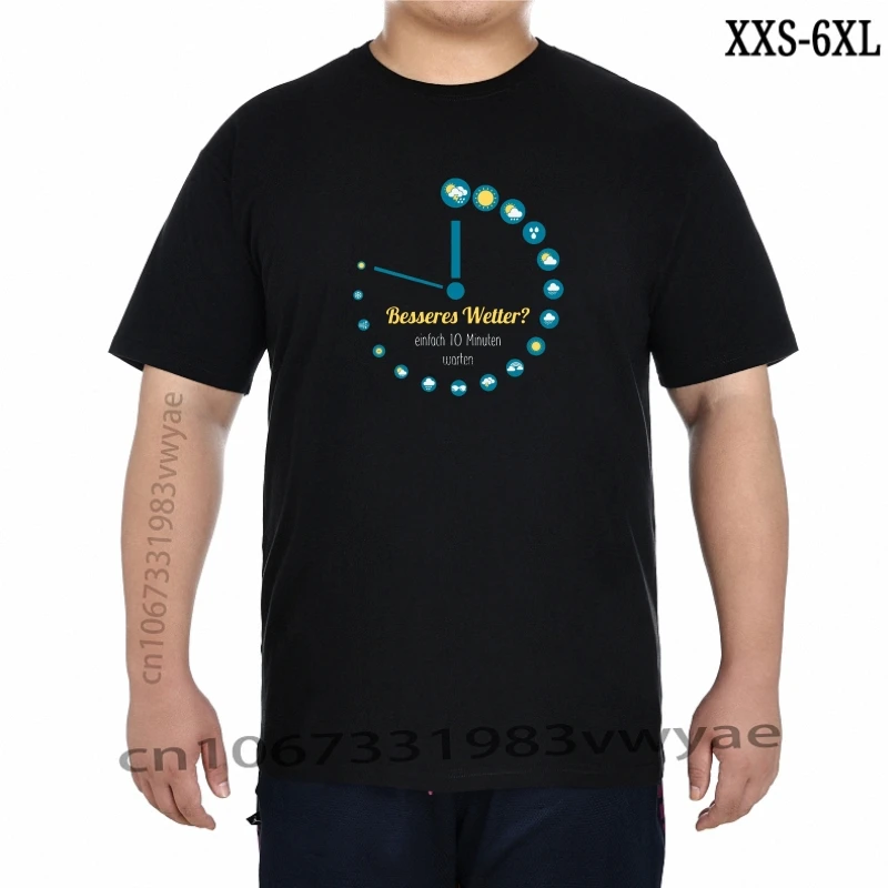 

TShirt BESSERES WETTER UHR Wetterbericht Deutschland Bibel Buch Siviwonder XXS-6XL