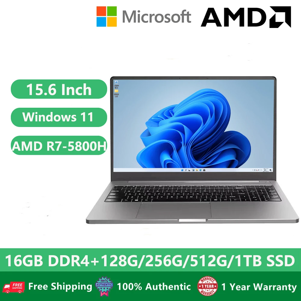 2023 Gaming Laptops Win11 Office Business Notebook Netbook 15.6