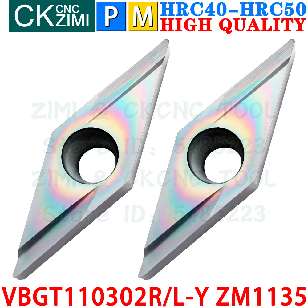 VBGT110302R-Y ZM1135 VBGT110302L-Y VBGT1103 VBGT 1103 Твердосплавные вставки Отделка внешняя