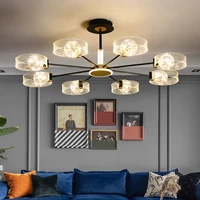 Living Room Chandelier Light 2022 New Simple Acrylic Modern Atmosphere Starry Nordic Luxury Bedroom Lamps