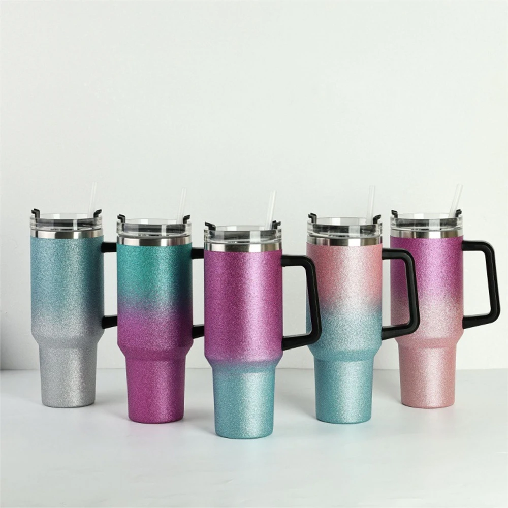 

Термокружка Из Нержавеющей Стали с крышкой и соломинкой, 40 унций