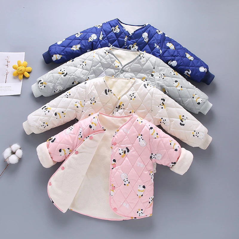 

Детская стеганая куртка с длинным рукавом, на возраст от 1 до 4 лет