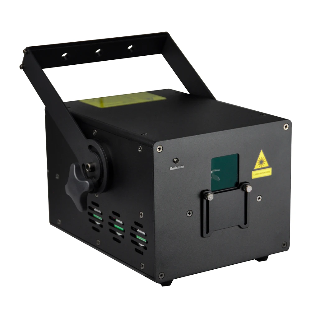 YUER NEW 8W RGB лазерный свет со сканером 40K DMX Control Голосовая активация Идеально