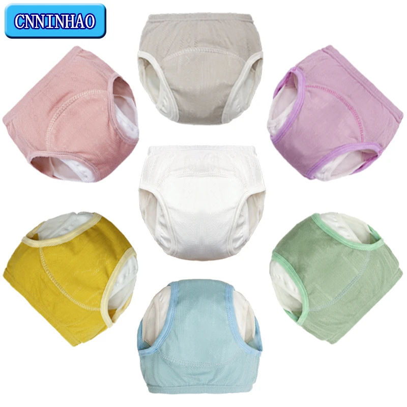 Baby Diapers Potty Toilet Training Pants Nappies Cartoon Boys Girls Underwear for Toddler Cotton Panties Reusable Diapers Cover