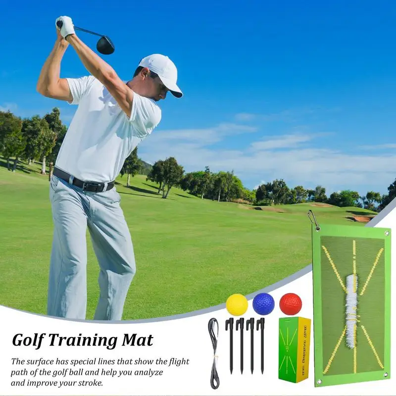 Коврик-тренажер для игры в гольф нескользящий коврик тренировки