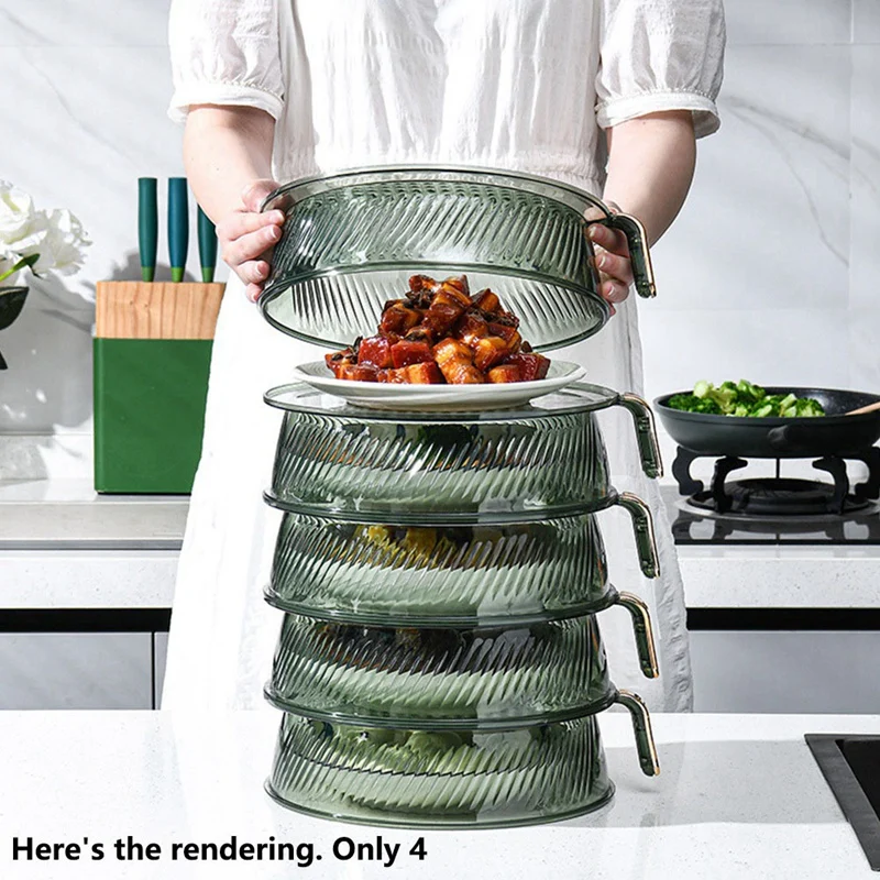 

Vegetable Cover Dustproof Multi-Layer Heat Preservation Cover Home Can Be Superimposed Food Cover Kitchen Storage