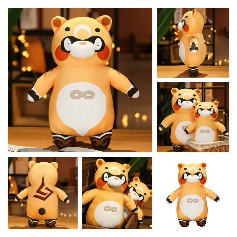 

35/45cm Game Anime Genshin Impact Xiangling Guoba Plush Doll Pillows Cosplay Figure Cartoon Props Accessories Birthday Present