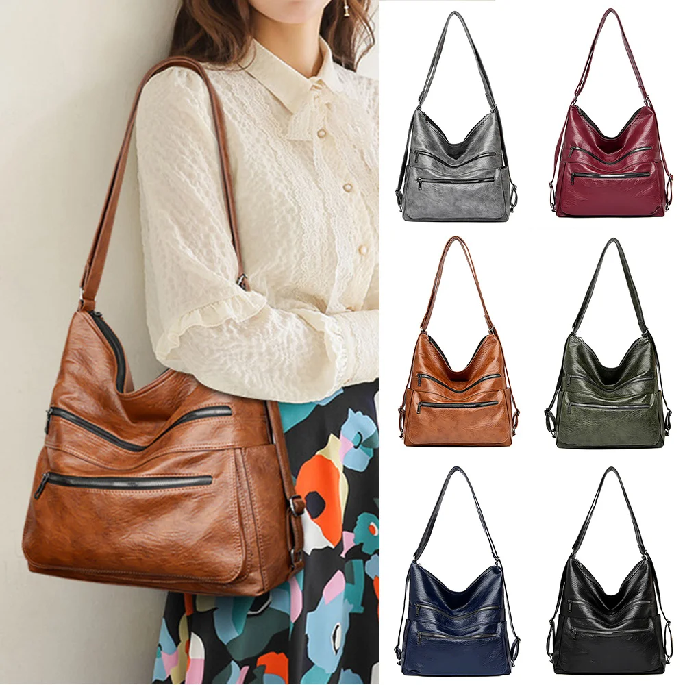 

Большая женская сумка через плечо из искусственной кожи, роскошный Дамский мессенджер, качественная сумочка с ручками, Женский тоут, кошелек