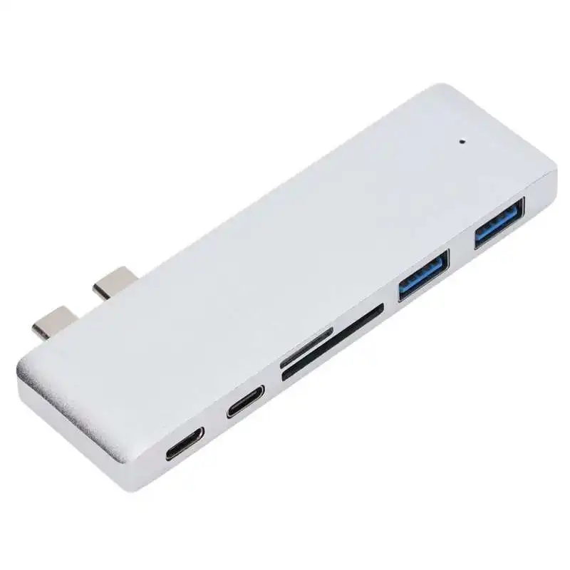 Док-станция модный анодированный алюминиевый USB-концентратор для передачи