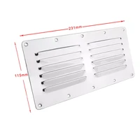 316 stainless steel air venting panel rectangular louvered vent cover grille for marine yacht rv caravan