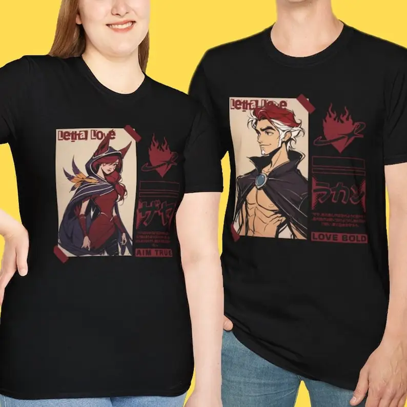 Рубашка для пар | Xaya and Rakan Fanart Japanese