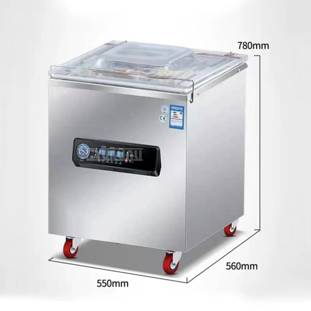 Фото 540C большой тип вакуумный упаковщик, коммерческая Mise Sous Vide, автоматическая вакуумная упаковочная машина для влажных и сухих продуктов питания №1