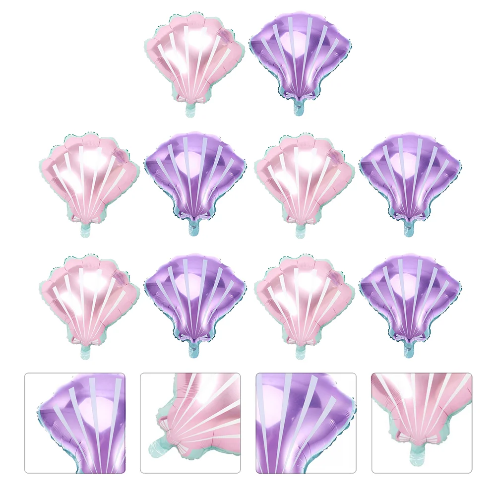 

Party Balloons Shell Balloon Sea Decorations Birthday Mermaid Aluminum Garlandthefoil Favor Theme Supplies Animal Ocean Shower
