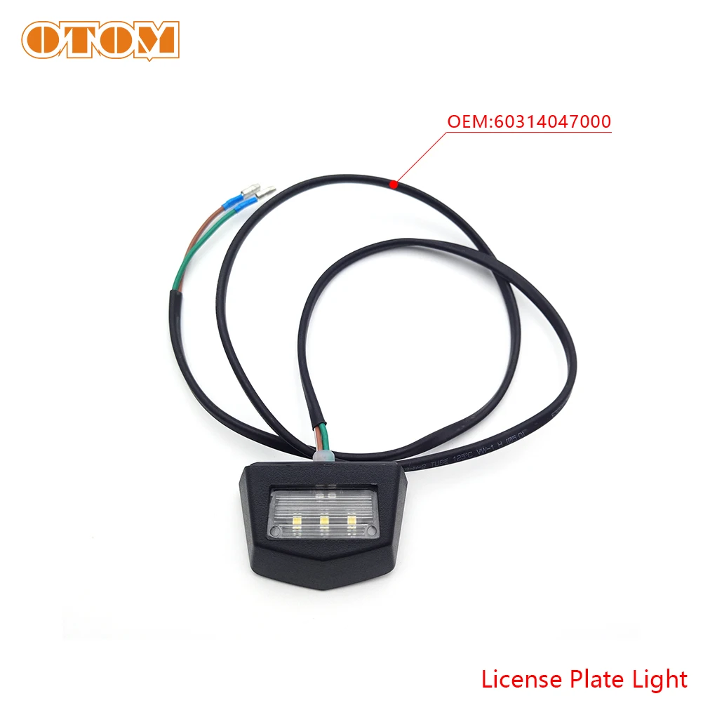 

OTOM задний фонарь заднего крыла мотоцикла, грязевой велосипед, 12 В, светодиодный задний фонарь, стоп-сигнал, лампа номерного знака для HUSQVARNA FE TE 150 250 450