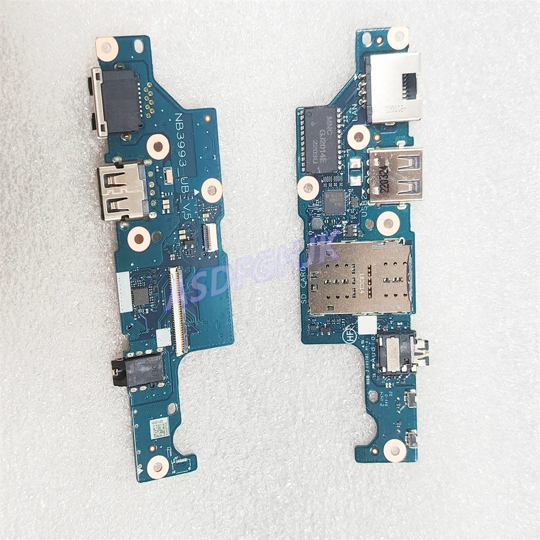 NB3993-UB-V5 USB-кардридер для ноутбука аудиоплата ввода-вывода LAN RJ45 100% работает