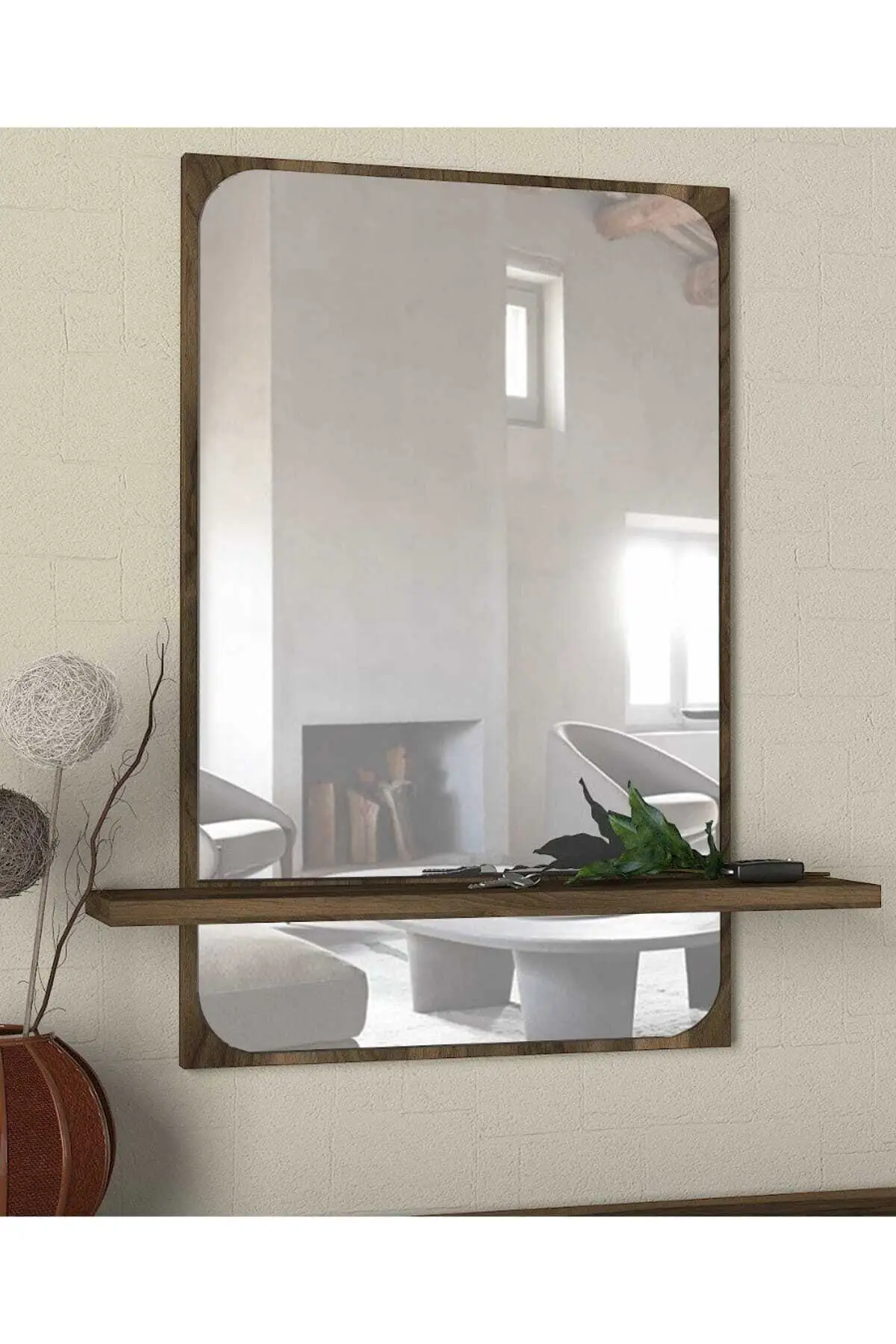 Decorative Wall Mirrors Console 45x70x12 cm Furniture Full Body Mirror Large Length Decor Bathroom Made In From Turkey images - 6