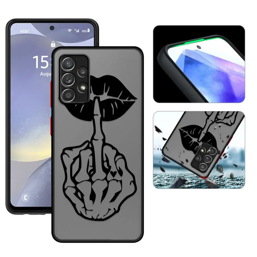 Чехол для телефона с рисунком черепа Samsung Galaxy Note 20 Ultra 8 9 10 Plus A06 A30s A50s A70s A13 A14 A16 Soft