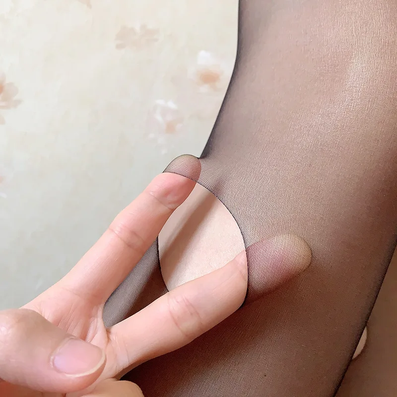 COLSM KVSAZ Summer Ultra-thin Silk Stockings Any Cut Sexy Snti Hook Silk Butterfly Crotch Bare Leg Artifact Concealer