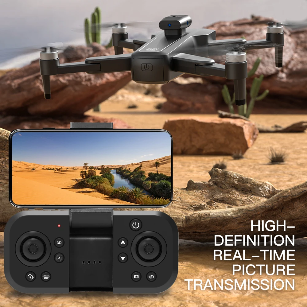 Дрон SG105Pro6KHD с двойной камерой 360° ° Инфракрасный блок питания 5G для