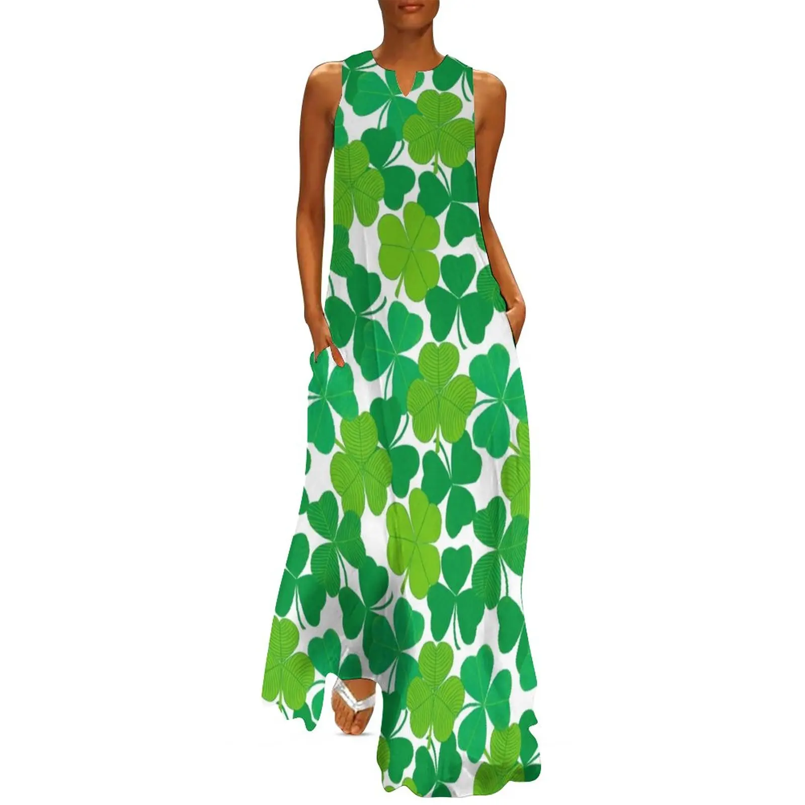 

Платье-Макси женское летнее длинное пляжное в богемном стиле