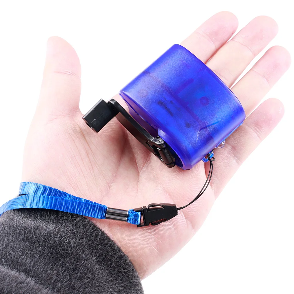 portable hand crank usb phone emergency charger for outdoor camping hiking sports travel equipment survival tools mini chargers free global shipping