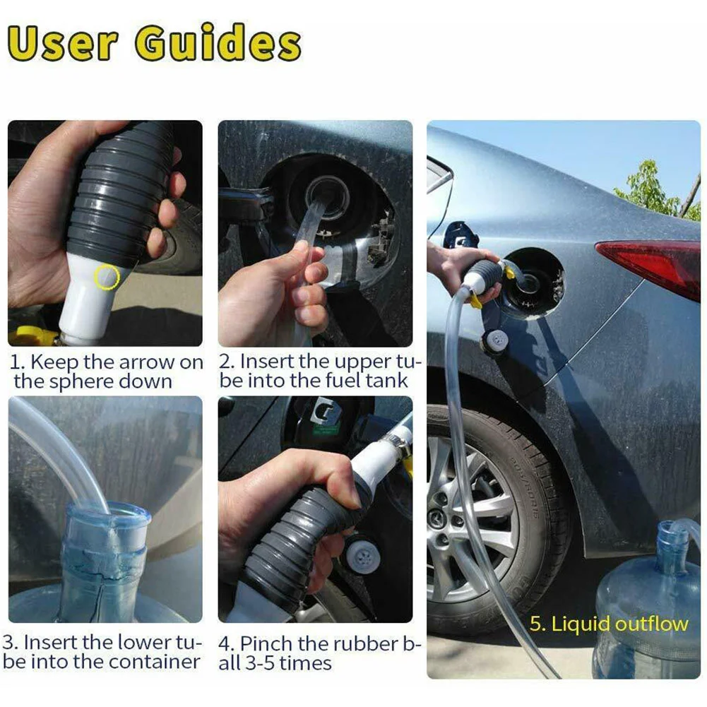 

Home Hand Pump Gasoline Pump 1 Set For Car Boat Diesel Engine Fuel Tank
