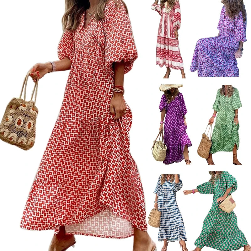 

Женская одежда, длинный купальник с принтом, накидка, свободный элегантный шифоновый пляжный кардиган с V-образным вырезом и высоким разрезом, одежда для плавания