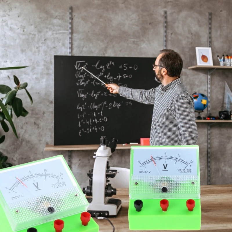 T8WC Амперметр постоянного тока Вольтметр Измеритель мощности для физических