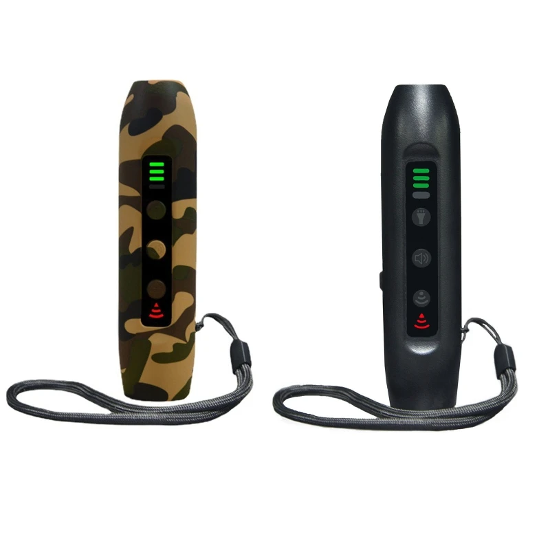 

D0AB No Dog Noise Dog Repeller Ultrasonic Anti Barking Device Dog Bark Deterrent Devices Dog Training 3 Modes Rechargeable