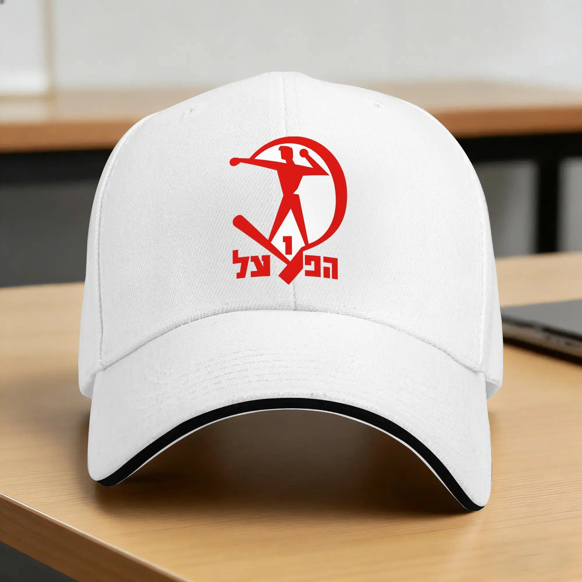 Фото Бейсболка Hapoel Tel Aviv, повседневная, для активного отдыха, летняя, дышащая, мужская, для взрослых, уличная мода №1