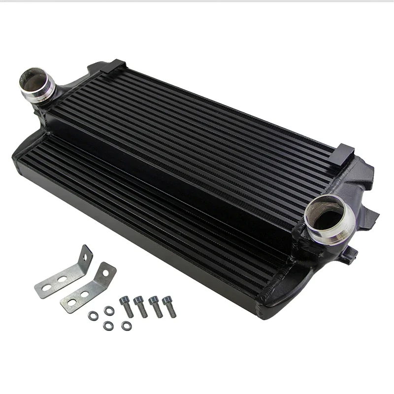 Фото Boost BMW 535i F07-F11/F18 (09-16) и 740i/730d(x)/740d(x) F01-F02 (07-15) Алюминиевый передний радиатор с полосой и пластиной №3