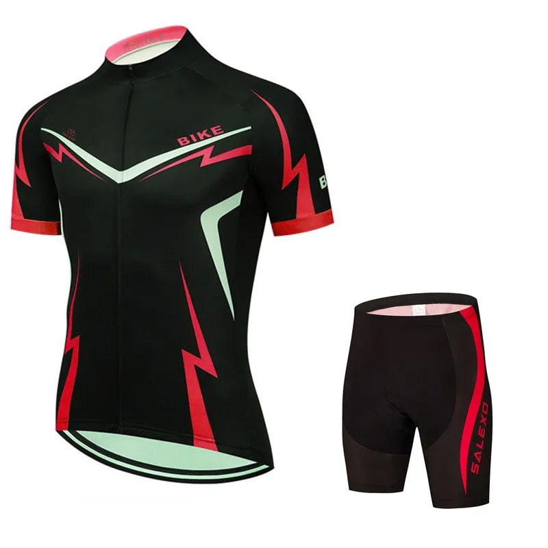 Мужской комплект из джерси и шортов летний Джерси с коротким рукавом одежда для