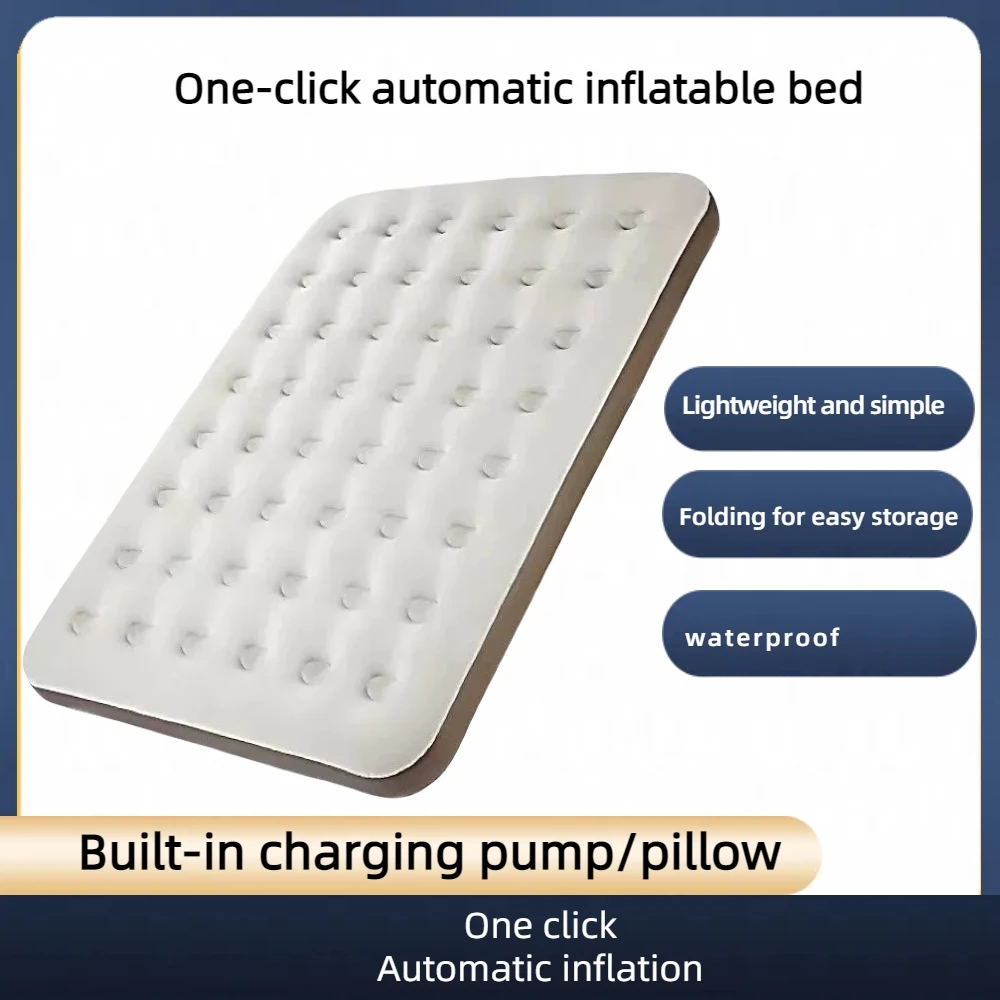 

Outdoor Camping Automatic Inflatable Mattress Portable Camping Tent Folding Sleeping Pad Household Thickened Air Cushion Bed