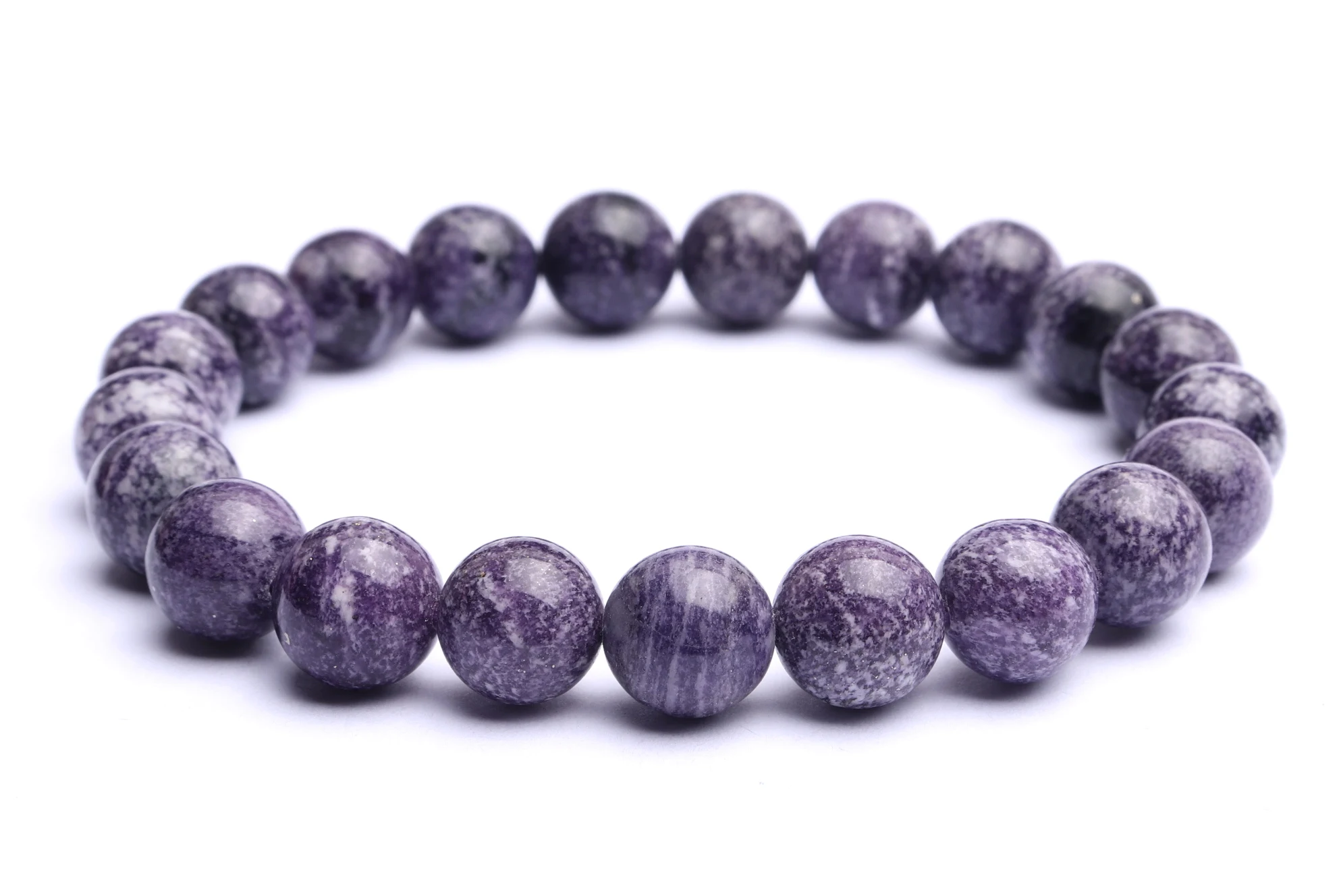 

Natural Sue fluorite bracelet The blessing of purple makes it perfect