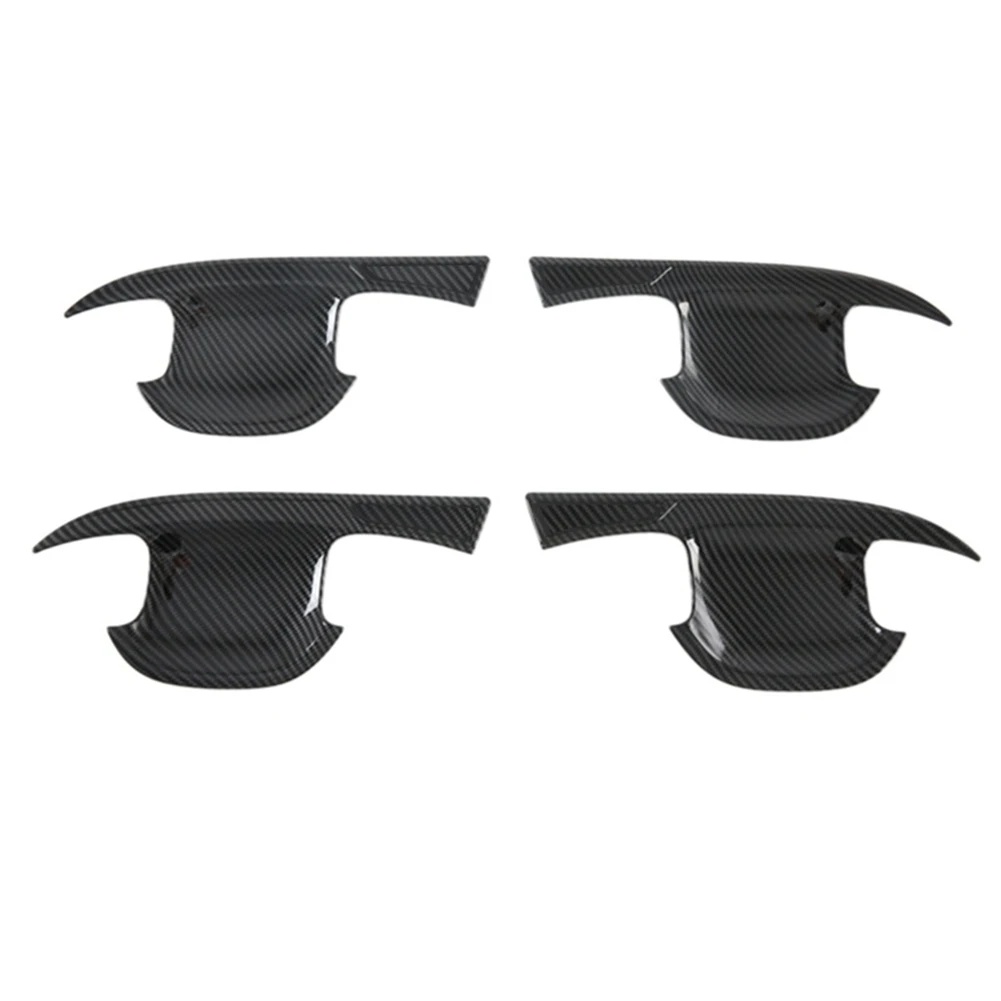 

Углеродное волокно для Sorento MQ4 2020 2021 Наружная ручка двери автомобиля Bowl Cover Trim Sticker