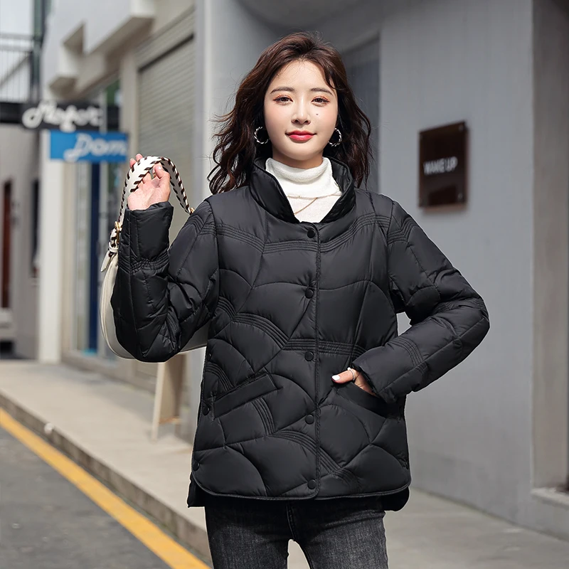 Women's Winter Jacket Parkas Short 2022 New Fashion Women's Winter Coat Down Jacket Outwear Basic Jacket Women