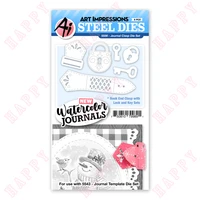 christmas journal clasp metal cutting dies diy scrapbooking paper diary decoration manual greet handmade for 2022 embossing new
