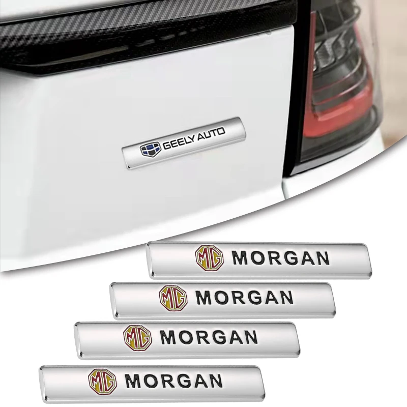 

1pcs Car Badge Rear Luggage Aluminum Sticker for MG Logo MG3 MG5 MG6 MG7 TF ZR ZS ES HS EZS Morris 3 GS Saloon Car Accessories