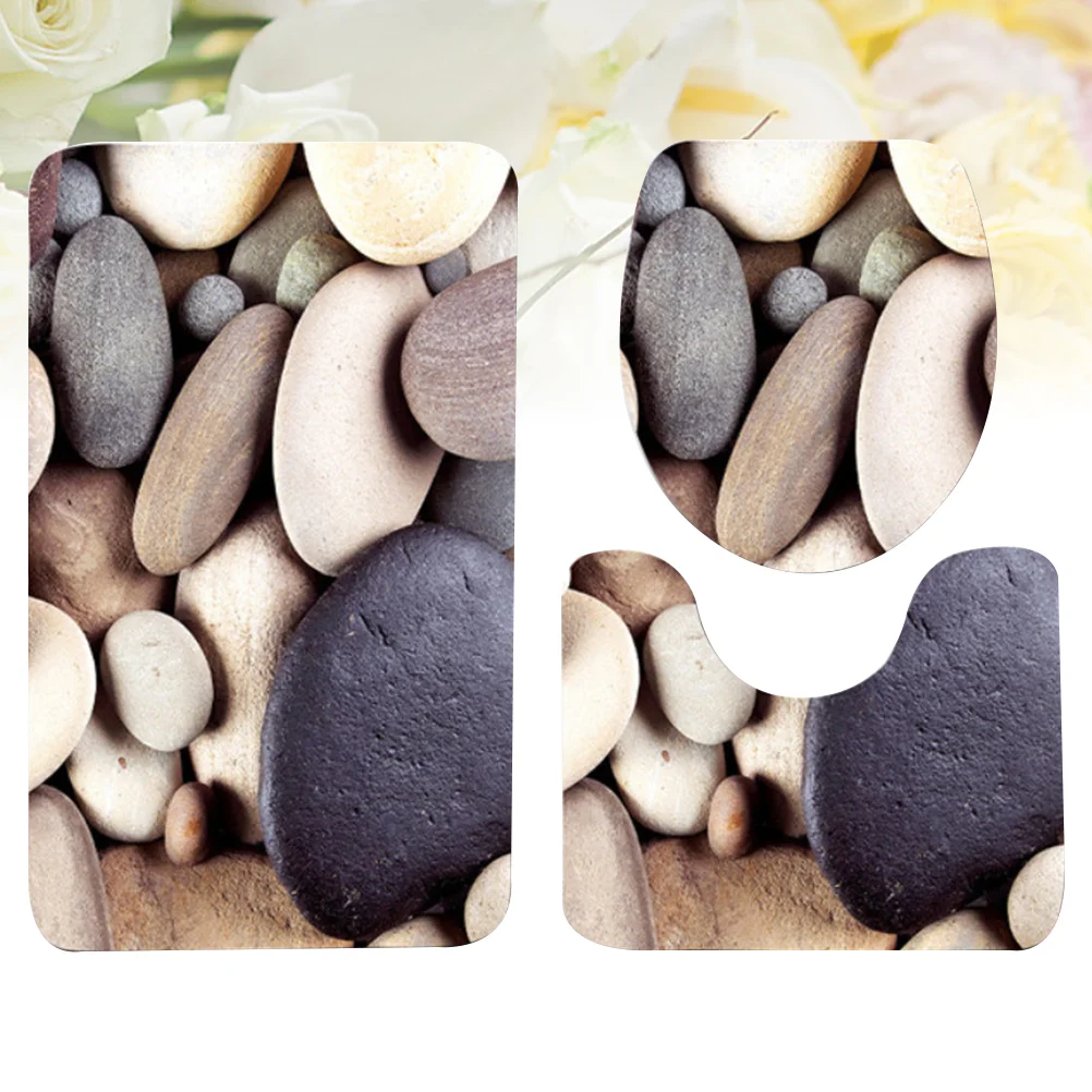 

Mat Toilet Set Bathroom Rug Cover Lid Shower Rugs Floor Doormat Front Closetool Mats Bathtub Cushion Bath Closestool Runner