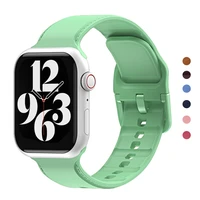 water proof sport band for apple watch 7 6 se 5 4 3 2 silicone bracelet correa iwatch serie 38mm 40mm 44mm 42mm 41mm 45mm strap