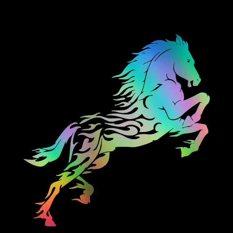 

16 см аксессуары для лошадей, наклейки на крышку мотоцикла, царапины, наклейка для автомобильных товаров, индивидуальные, внешние детали из ПВХ