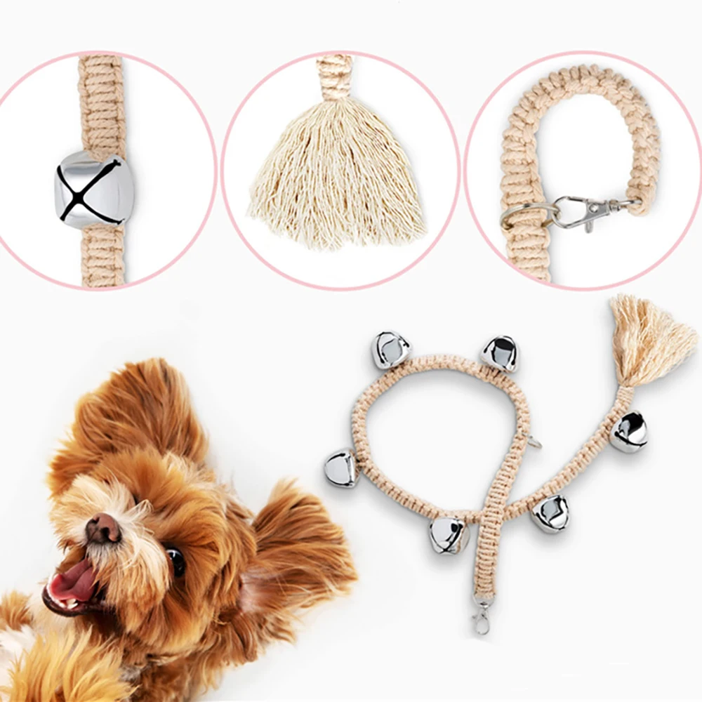 

Новое поступление, товары для домашних животных, тренер для собак, искусственные деревянные бусины, ручная работа, хлопковая веревка, колокольчик, дверь, подвесные игрушки для кошек, домашний декор