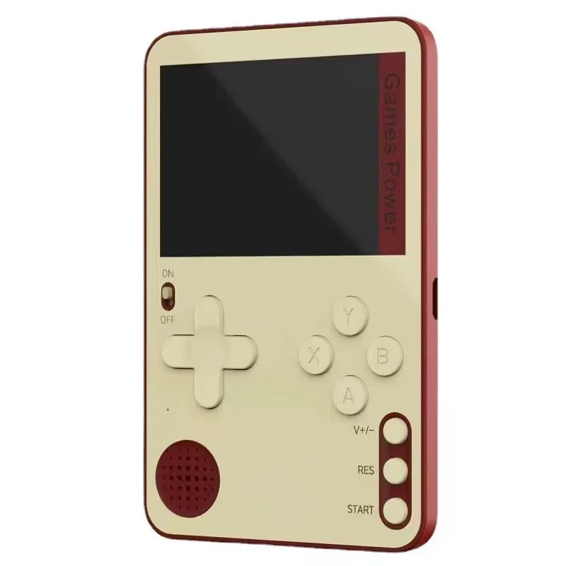 

Консоль игровая K10 в стиле ретро, портативная ультратонкая игровая консоль 2,4 дюйма с мягким экраном, 500 встроенных игр, 6,5 мм