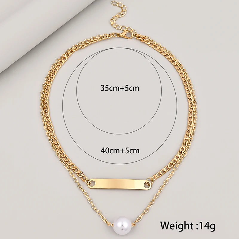 Винтажное многослойное ожерелье с жемчужинами женское ювелирное изделие бирка